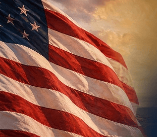 American flag illustration